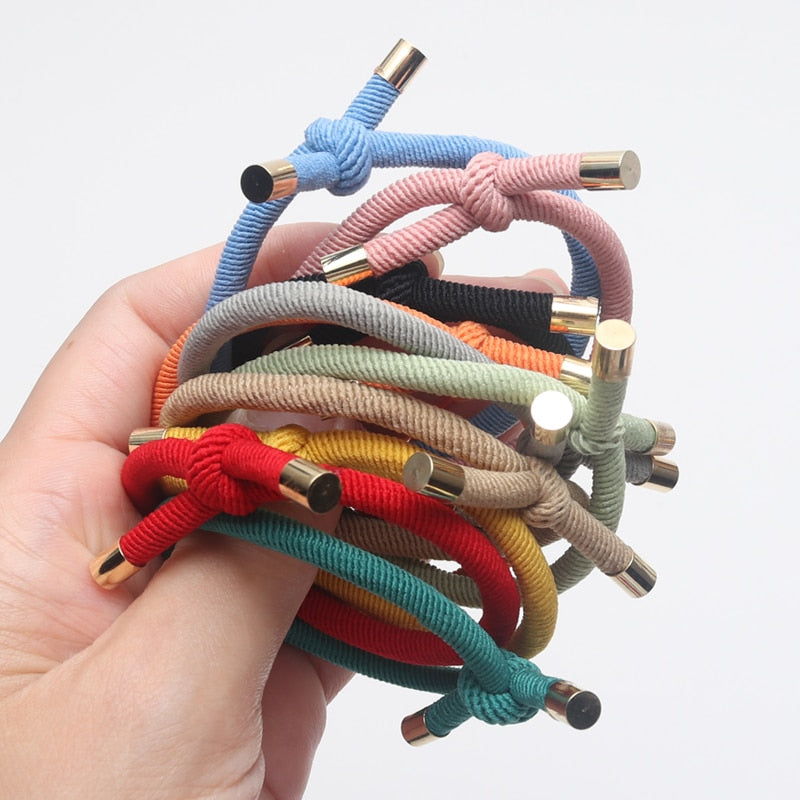 Hair tie bracelets